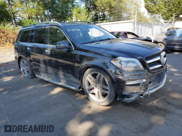 2015 Mercedes-Benz GL-Class GL 63 AMG with VIN 4JGDF7EE2FA566897, listed as a Copart auction lot 64059104 with 0 mi miles and Salvage Title. Bid and sale history available at carsss.com. Image 4.