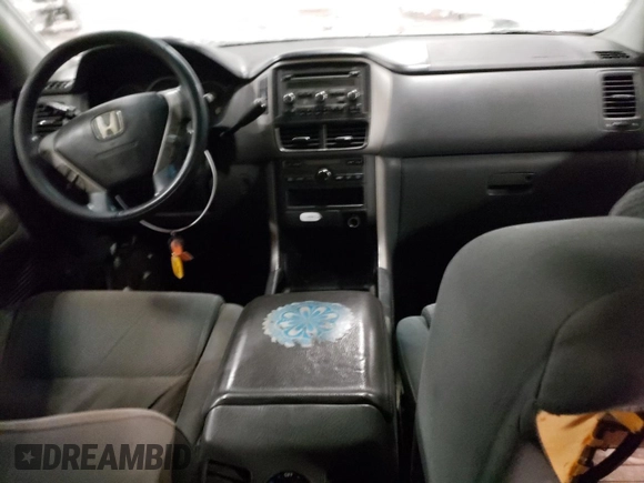 2007 Honda Pilot EX with VIN 5FNYF18457B018486, listed as a Copart auction lot 45153395 with 192,485 mi miles and Salvage Title. Bid and sale history available at DreamBid. Image 8.