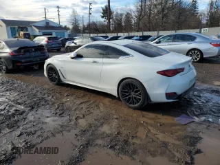 2017 Infiniti Q60 Sport with VIN JN1EV7EK5HM361533, listed as a Copart auction lot 42282715 with 95,439 mi miles and Salvage title. Bid and sale history available at DreamBid. Image 2.