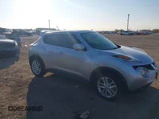 2015 Nissan Juke S with VIN JN8AF5MR8FT512836, listed as a IAAI auction lot 41143224 with 66,728 mi miles. Bid and sale history available at carsss.com. Image 1.