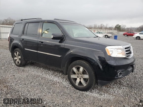 2012 Honda Pilot Touring with VIN 5FNYF3H9XCB040629, listed as a Copart auction lot 44800885 with 116,736 mi miles and Salvage Title. Bid and sale history available at carsss.com. Image 4.