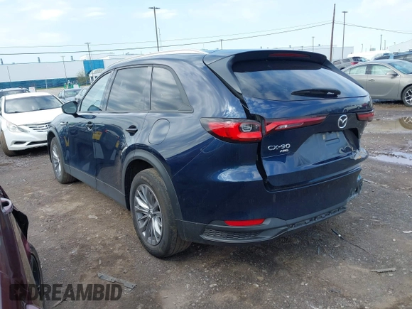 2024 Mazda CX-90 Preferred z VIN JM3KKBHA5R1158229, wystawiony jako IAAI lot #42008464 z przebiegiem 20 817 mil mil oraz . Historia ofert i sprzedaży dostępna na DreamBid. Obrazek 3.