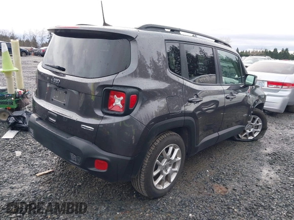 2020 Jeep Renegade Latitude with VIN ZACNJABB3LPL76503, listed as a IAAI auction lot 41467338 with 38,593 mi miles. Bid and sale history available at carsss.com. Image 4.