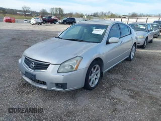 2007 Nissan Maxima 3.5 SE with VIN 1N4BA41E77C825488, listed as a IAAI auction lot 41850268 with 194,150 mi miles. Bid and sale history available at carsss.com. Image 2.