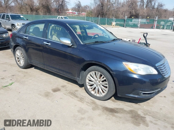 2011 Chrysler 200 Limited with VIN 1C3BC2FG4BN526741, listed as a IAAI auction lot 41714184 with 112,043 mi miles. Bid and sale history available at carsss.com. Image 1.