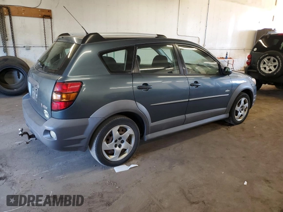 2007 Pontiac Vibe with VIN 5Y2SL65877Z434083, listed as a Copart auction lot 72980114 with 247,728 mi miles and Salvage Title. Bid and sale history available at carsss.com. Image 3.
