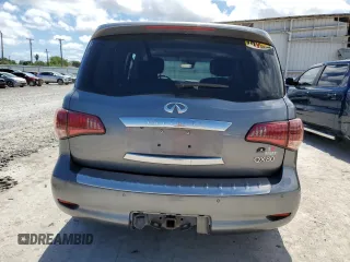 2017 Infiniti QX80 with VIN JN8AZ2NF5H9642681, listed as a Copart auction lot 71200704 with 132,250 mi miles and Salvage Title. Bid and sale history available at carsss.com. Image 6.