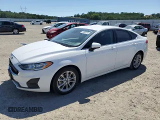 2020 Ford Fusion SE with VIN 3FA6P0LU0LR154013, listed as a Copart auction lot 54933055 with 122,197 mi miles and Salvage title. Bid and sale history available at DreamBid. Image 1.