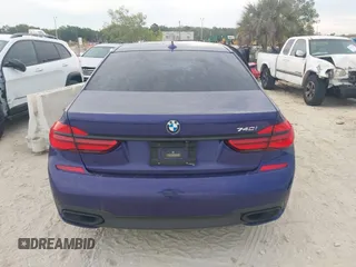 2018 BMW 7 Series 740i with VIN WBA7E2C58JB216314, listed as a IAAI auction lot 41867480 with 62,678 mi miles. Bid and sale history available at carsss.com. Image 16.