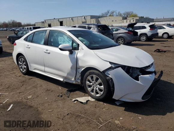2022 Toyota Corolla LE with VIN 5YFEPMAEXNP331720, listed as a Copart auction lot 54127155 with 68,842 mi miles and Salvage Title. Bid and sale history available at carsss.com. Image 4.