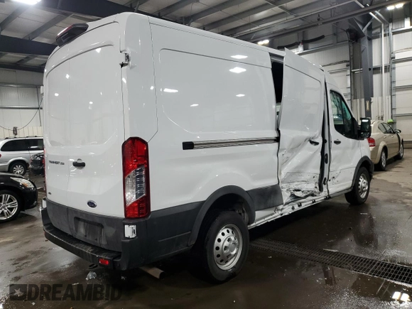 2023 Ford Transit Cargo с VIN 1FTBR2C89PKB54006, выставлен на аукционе Copart как лот 88075795 с пробегом 22 402 миль миль и Чистый • Clean title. История ставок и продаж доступна на DreamBid. Изображение 3.