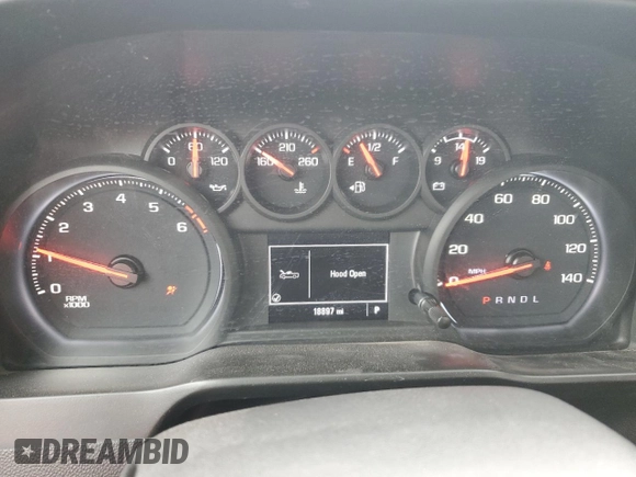 2021 Chevrolet Silverado 1500 Work Truck with VIN 3GCNWAEH1MG368245, listed as a Copart auction lot 87258974 with 18,897 mi miles and Clean Title. Bid and sale history available at carsss.com. Image 9.