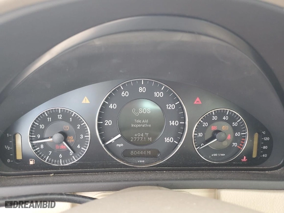 2008 Mercedes-Benz CLK-Class 3.5L with VIN WDBTK56F78F251122, listed as a Copart auction lot 73884774 with 80,444 mi miles and Salvage Title. Bid and sale history available at carsss.com. Image 9.