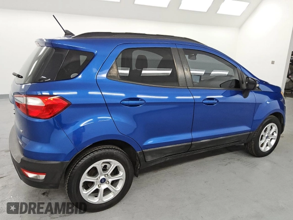 2018 Ford EcoSport SE with VIN MAJ3P1TE4JC197749, listed as a Copart auction lot 52527465 with 59,264 mi miles and Clean Title. Bid and sale history available at DreamBid. Image 3.