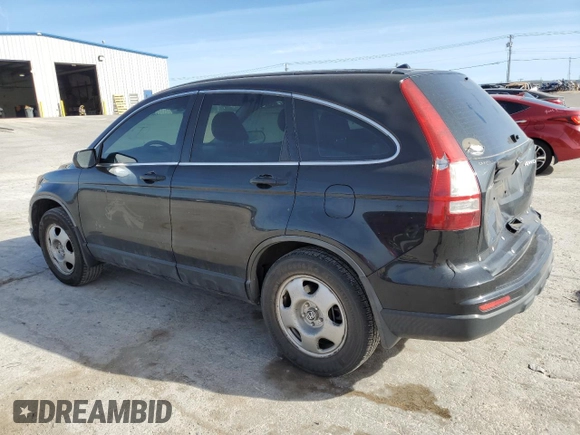 2011 Honda CR-V LX with VIN JHLRE4H32BC010757, listed as a Copart auction lot 50101075 with 163,357 mi miles and Salvage Title. Bid and sale history available at carsss.com. Image 2.