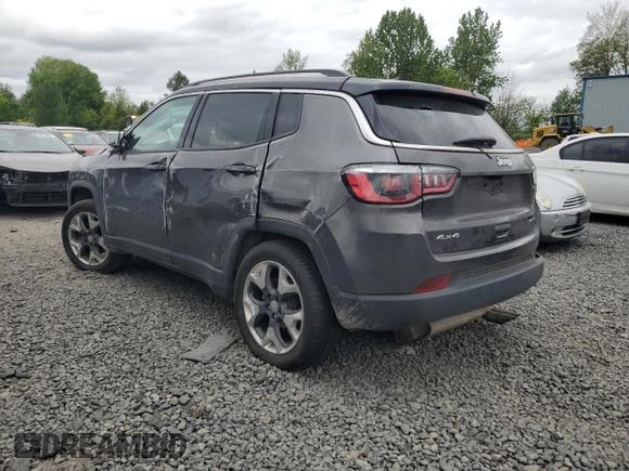 2019 Jeep Compass High Altitude с VIN 3C4NJDCB1KT791619, выставлен на аукционе Copart как лот 54875505 с пробегом 79 400 миль миль и Списание • Salvage title. История ставок и продаж доступна на DreamBid. Изображение 2.