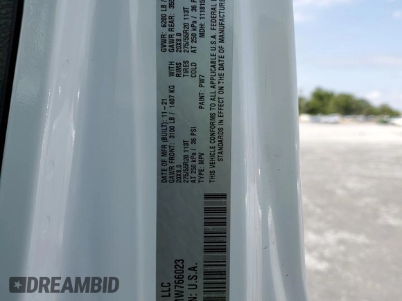 2021 Jeep Wrangler Unlimited Sahara z VIN 1C4JJXP65MW766023, wystawiony jako Copart lot #52332735 z przebiegiem 23 130 mil mil oraz Nie do naprawy • Non repairable. Historia ofert i sprzedaży dostępna na DreamBid. Obrazek 14.