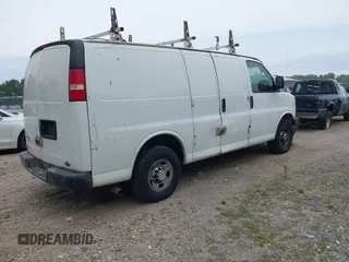 2011 Chevrolet Express Cargo with VIN 1GCWGFCA4B1172655, listed as a IAAI auction lot 42451763 with 326,327 mi miles and . Bid and sale history available at DreamBid. Image 4.