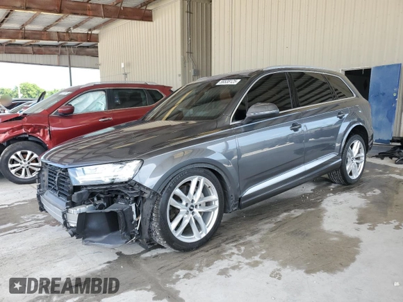 2018 Audi Q7 Prestige z VIN WA1VABF79JD053285, wystawiony jako Copart lot #58538125 z przebiegiem 47 318 mil mil oraz Szkoda całkowita • Salvage title. Historia ofert i sprzedaży dostępna na DreamBid. Obrazek 1.
