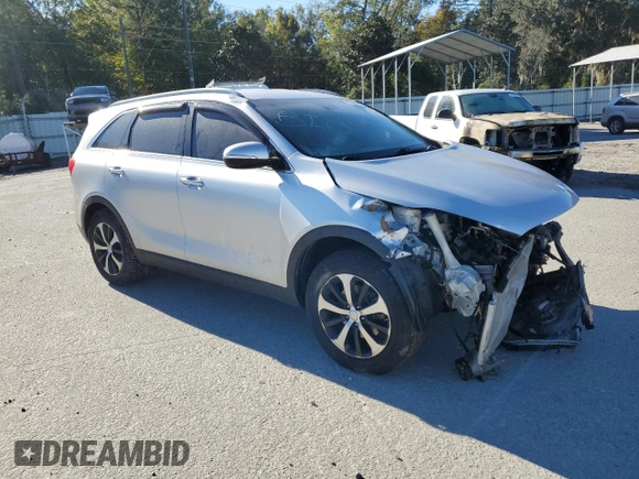 2016 Kia Sorento EX with VIN 5XYPH4A1XGG023697, listed as a Copart auction lot 81749974 with 0 mi miles and Salvage Title. Bid and sale history available at carsss.com. Image 4.