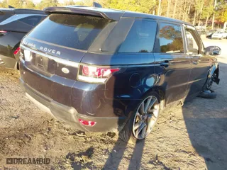 2017 Land Rover Range Rover Sport SE with VIN SALWG2FV8HA680636, listed as a IAAI auction lot 40927991 with 126,539 mi miles. Bid and sale history available at carsss.com. Image 4.