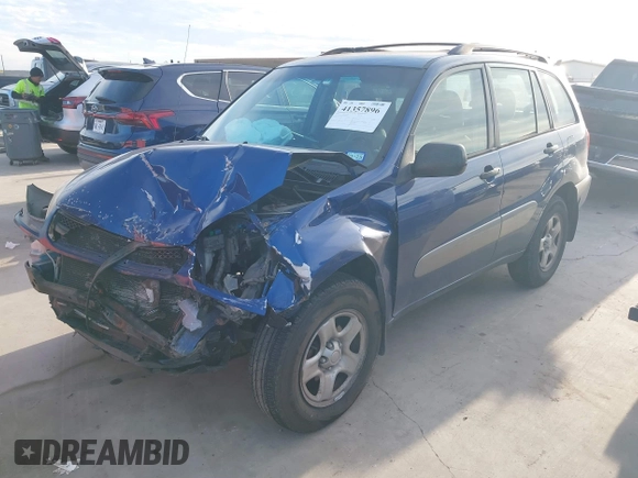 2005 Toyota RAV4 with VIN JTEHD20V250039478, listed as a IAAI auction lot 41357896 with 186,008 mi miles. Bid and sale history available at carsss.com. Image 2.