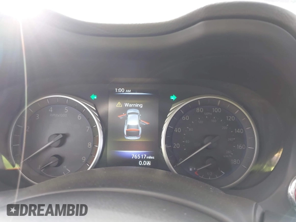 2015 Infiniti Q50 Premium with VIN JN1BV7AP7FM335405, listed as a IAAI auction lot 41502424 with 76,517 mi miles and . Bid and sale history available at DreamBid. Image 7.