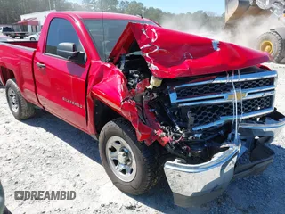 2014 Chevrolet Silverado 1500 Work Truck with VIN 1GCNCPEH6EZ300701, listed as a IAAI auction lot 41824107 with 75,956 mi miles. Bid and sale history available at carsss.com. Image 1.