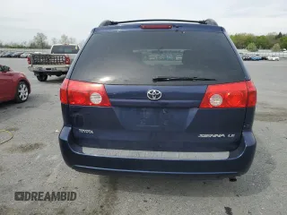 2006 Toyota Sienna CE with VIN 5TDZA23C16S522681, listed as a Copart auction lot 54541195 with 281,238 mi miles and Clean Title. Bid and sale history available at carsss.com. Image 6.