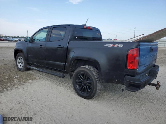 2021 Chevrolet Colorado 4WD Work Truck with VIN 1GCGTBEN1M1113476, listed as a Copart auction lot 44523985 with 70,441 mi miles and Salvage Title. Bid and sale history available at carsss.com. Image 2.
