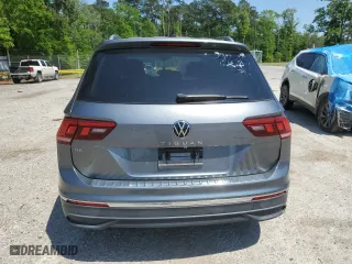 2022 Volkswagen Tiguan SE with VIN 3VV3B7AX4NM026697, listed as a Copart auction lot 52431805 with 0 mi miles and Clean Title. Bid and sale history available at carsss.com. Image 6.