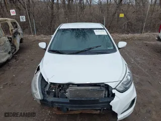2017 Hyundai Accent SE with VIN KMHCT4AE3HU319544, listed as a IAAI auction lot 41557906 with 129,091 mi miles. Bid and sale history available at carsss.com. Image 6.