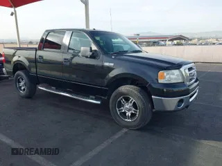 2008 Ford F-150 XLT with VIN 1FTPW14V48KD80582, listed as a IAAI auction lot 41152650 with 155,091 mi miles. Bid and sale history available at carsss.com. Image 1.