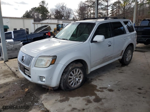 2010 Mercury Mariner Premier with VIN 4M2CN8HG9AKJ06476, listed as a Copart auction lot 43698285 with 268,631 mi miles and Salvage Title. Bid and sale history available at carsss.com. Image 1.
