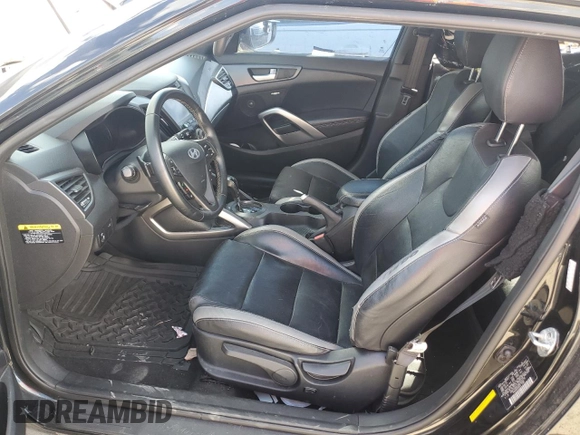 2016 Hyundai Veloster Turbo with VIN KMHTC6AE3GU264278, listed as a Copart auction lot 49557415 with Not provided miles and Clean title. Bid and sale history available at DreamBid. Image 7.