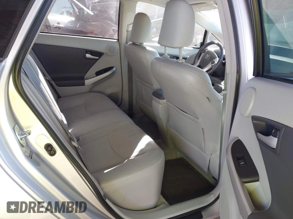 2011 Toyota Prius I with VIN JTDKN3DU8B0251960, listed as a IAAI auction lot 41413533 with 132,094 mi miles and . Bid and sale history available at DreamBid. Image 8.