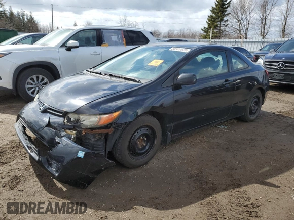 2006 Honda Civic Cpe LX with VIN 2HGFG11696H000468, listed as a Copart auction lot 50511475 with 347,328 mi miles and Clean Title. Bid and sale history available at carsss.com. Image 1.