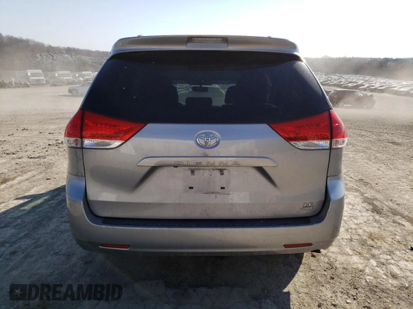 2012 Toyota Sienna LE with VIN 5TDJK3DC1CS031232, listed as a Copart auction lot 48513715 with 214,353 mi miles and Salvage Title. Bid and sale history available at carsss.com. Image 6.