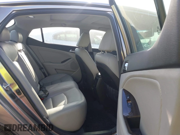 2013 Kia Optima EX with VIN 5XXGN4A75DG258716, listed as a IAAI auction lot 41815091 with 178,589 mi miles. Bid and sale history available at carsss.com. Image 8.