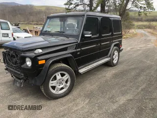 2003 Mercedes-Benz G-Class with VIN WDCYR49E33X141312, listed as a Copart auction lot 50188485 with 146,986 mi miles and Salvage Title. Bid and sale history available at carsss.com. Image 2.