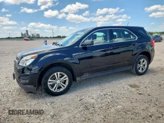 2017 Chevrolet Equinox LS z VIN 2GNALBEK0H1553515, wystawiony jako Copart lot #61237195 z przebiegiem 80 562 mil mil oraz Czysty tytuł • Clean title. Historia ofert i sprzedaży dostępna na DreamBid. Obrazek 1.