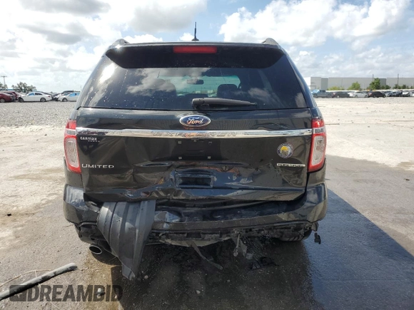 2015 Ford Explorer Limited with VIN 1FM5K7F85FGA15529, listed as a Copart auction lot 51798425 with 163,497 mi miles and Salvage Title. Bid and sale history available at carsss.com. Image 6.