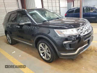 2018 Ford Explorer Limited with VIN 1FM5K8F81JGB67127, listed as a Copart auction lot 65184885 with 156,381 mi miles and Clean title. Bid and sale history available at DreamBid. Image 4.