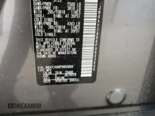 2023 Nissan Armada SV with VIN JN8AY2AD6P9693600, listed as a Copart auction lot 49272165 with Not provided miles and Salvage title. Bid and sale history available at DreamBid. Image 15.