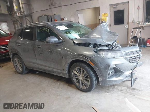 2021 Buick Encore GX Select with VIN KL4MMDSL9MB169877, listed as a IAAI auction lot 41707422 with 63,548 mi miles and . Bid and sale history available at DreamBid. Image 1.