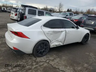 2017 Lexus IS 300 with VIN JTHCM1D27H5019693, listed as a Copart auction lot 44965975 with 104,657 mi miles and Salvage title. Bid and sale history available at DreamBid. Image 3.