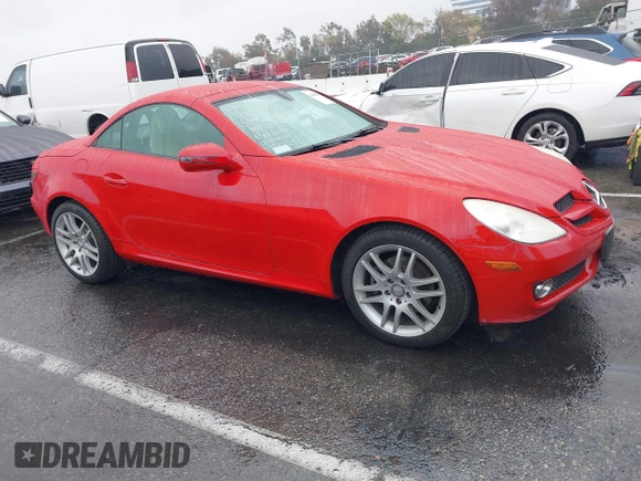2009 Mercedes-Benz SLK-Class 3.0L with VIN WDBWK54F69F191027, listed as a IAAI auction lot 41809020 with 70,932 mi miles. Bid and sale history available at carsss.com. Image 13.