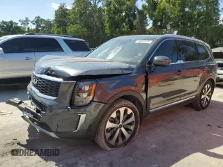 2022 Kia Telluride EX with VIN 5XYP34HC8NG264659, listed as a Copart auction lot 56952975 with 86,423 mi miles and Salvage title. Bid and sale history available at DreamBid. Image 1.
