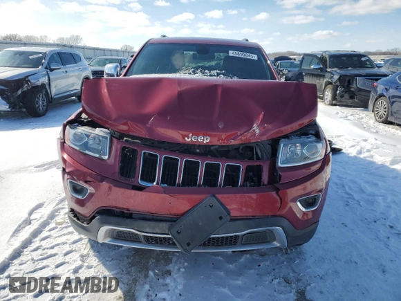 2014 Jeep Grand Cherokee Limited with VIN 1C4RJFBG1EC140971, listed as a Copart auction lot 45890845 with 164,862 mi miles and Salvage Title. Bid and sale history available at carsss.com. Image 5.