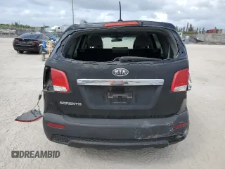 2013 Kia Sorento LX with VIN 5XYKT4A2XDG402146, listed as a Copart auction lot 47826415 with 199,943 mi miles and Salvage Title. Bid and sale history available at carsss.com. Image 6.
